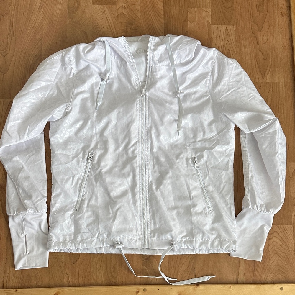 ZYIA Active White Cheetah Jacket